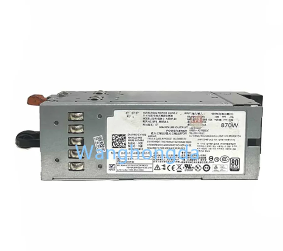 

Серверный блок питания 870 Вт, рандомный, YFG1C 7NVX8 12 В 71A для DELL R710