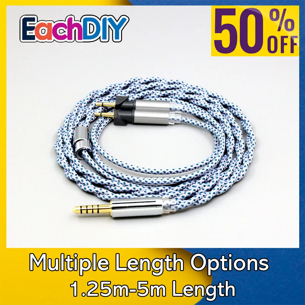 

Кабель для наушников с экранированием из 99% чистого серебра и графена OCC для Abyss Diana v2 phi TC X1226lite 1:1, разъем для наушников LN008658