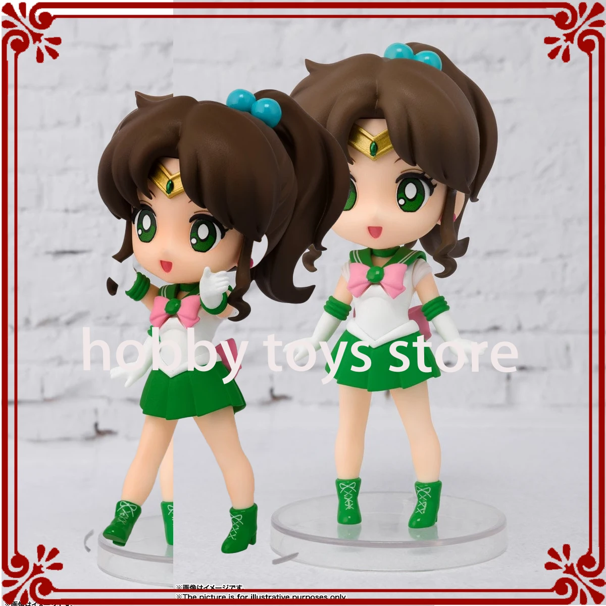 バンダイオリジナル木野まことフィギュアーツミニセーラームーン Q バージョン可動アニメーションアクション人形コレクション少年少女ギフトかわいい