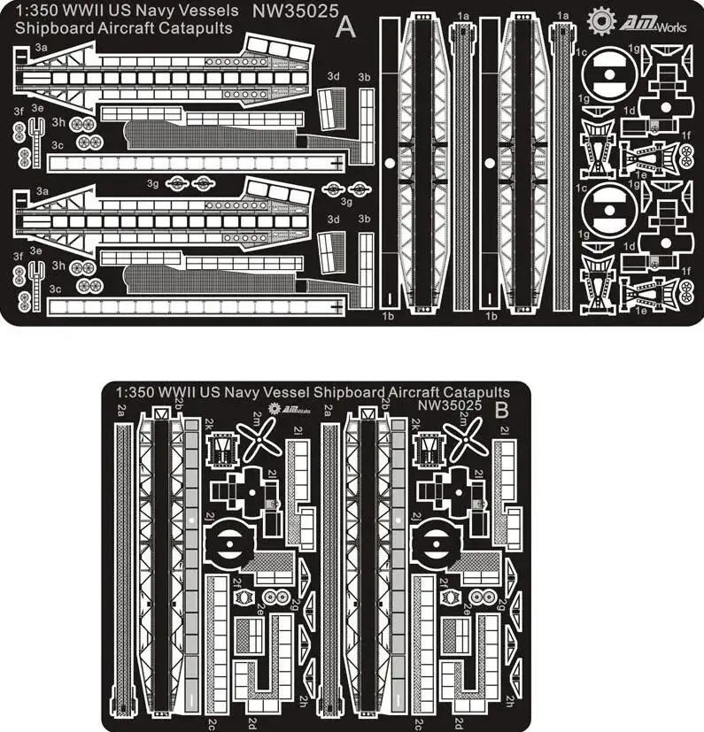 

1/350 травировочный лист, доставка посудов ВМС США времен Второй мировой войны NW35025, аксессуар для модели