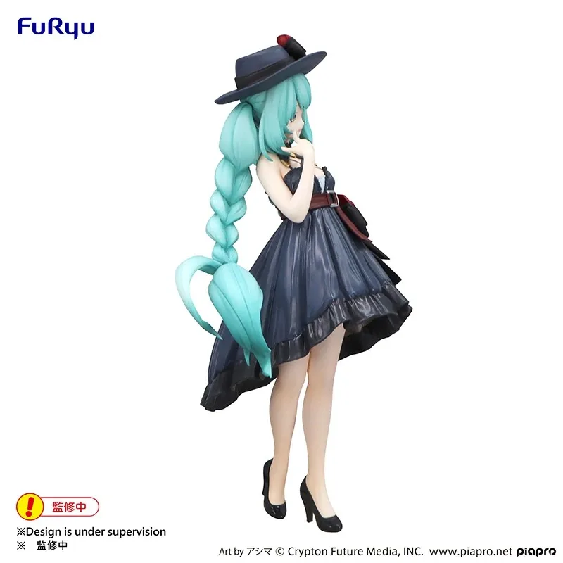 Auf Lager original 19cm Anime Figur Furyu Vocaloid Hatsune Miku Action figur Tischplatte Ornament Modell Spielzeug Geschenke