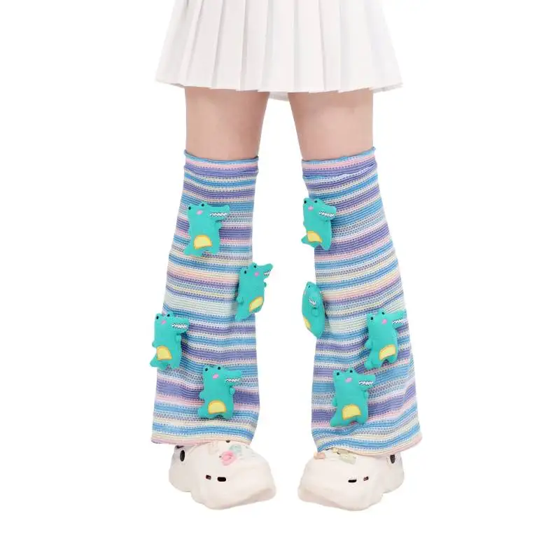 

WENAM 1 Pair Fashion Flared Leg Warmers Sweet Lolita Long Socks For Women Girls Cartoon Cute Calf Socks Kawaii Warm Long Socks