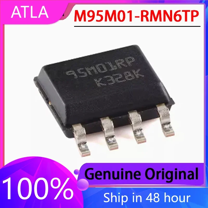 2PCS New Original M95M01-RMN6TP 95M01RP SOP-8 Memory Chip 1Mbit SPI Bus EEPROM  with High-speed Clock in Stock