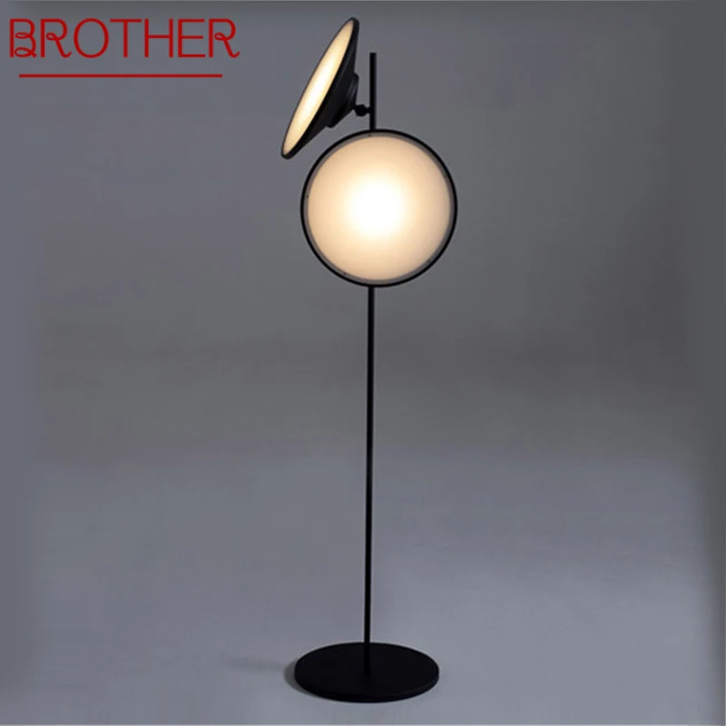 

BROTHER Nordic Floor Lamp Luxurious Modern Family Iiving Room Bedroom Creativity LED Decorative Standing Light