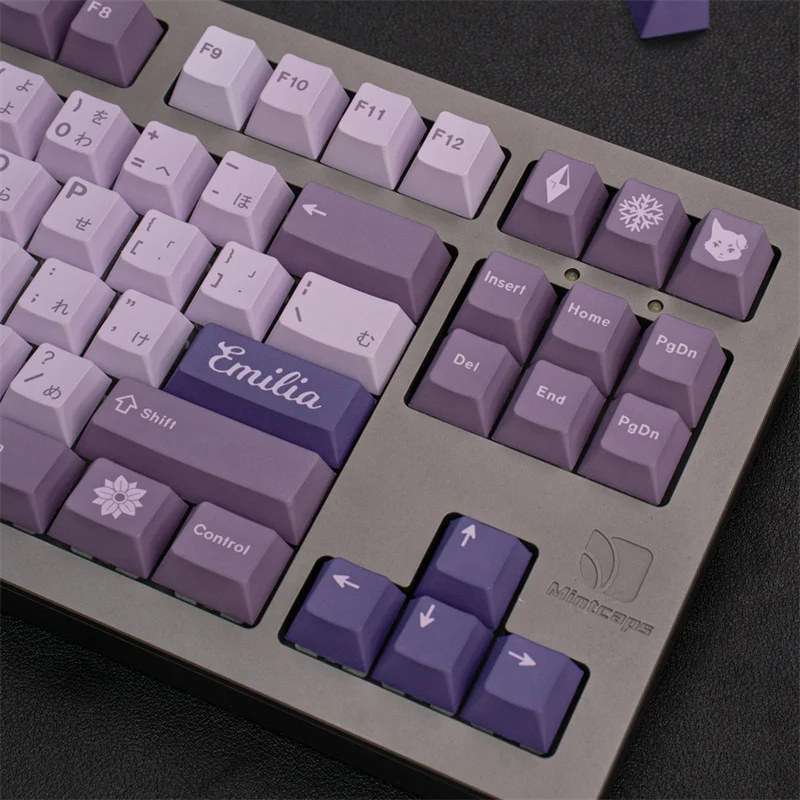 GMK Frost Witch Keycaps Purple Japanese Keycap Cherry Profile PBT DYE-SUB 129/23 Keys For MX Switch Mechanical Keyboard