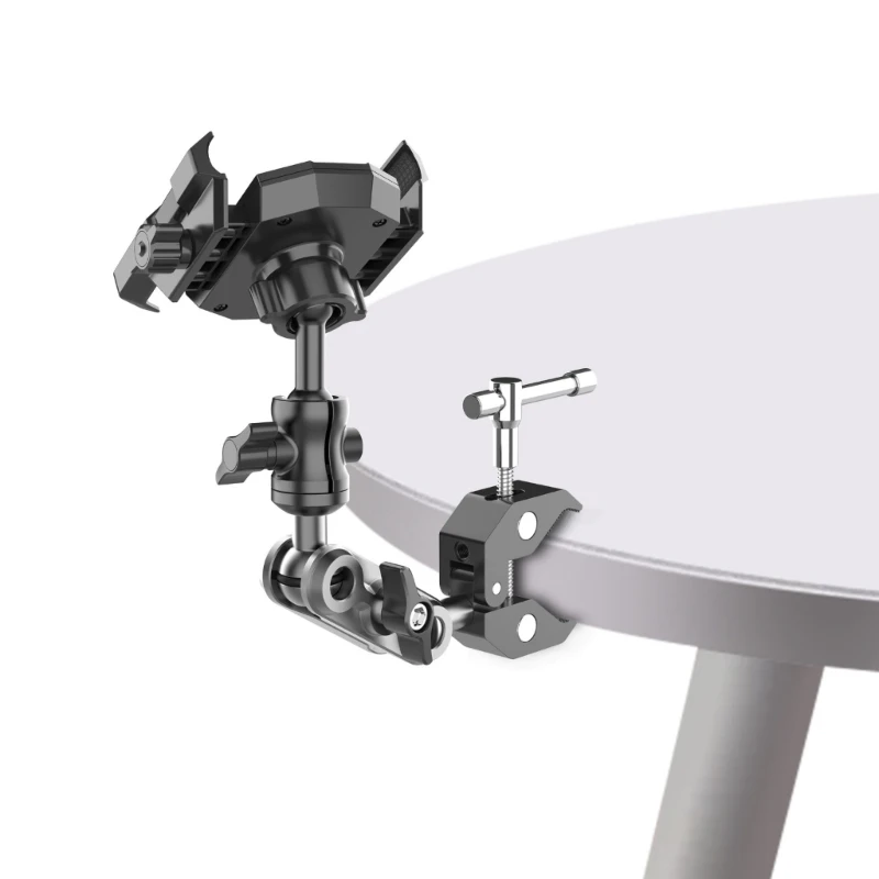 L41E Lightweight Adjustable Phone Mount Support with Vibration Damping Technology for Motorcycles Scooters Exercise Equipment