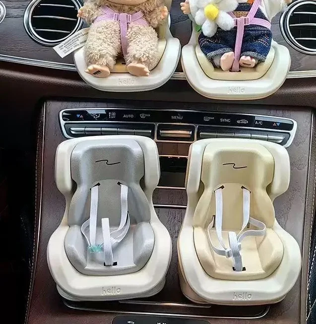 

For Car Doll Safety Seat Cartoon Chair Model Kawaii Doll Seat Outlet Decor Car Interior Styling Accessories