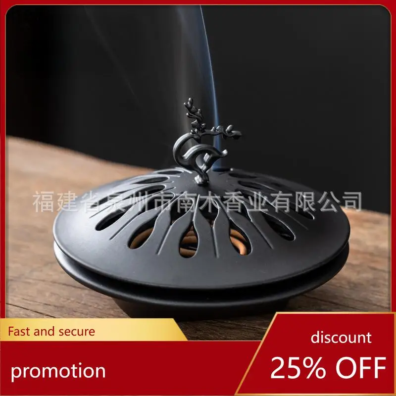 

YFY Tea Ceremony Home Decoration Auspicious Deer Incense Burner, Ceremony Buddhist Supplies, Zen-Inspired Decorative Craft