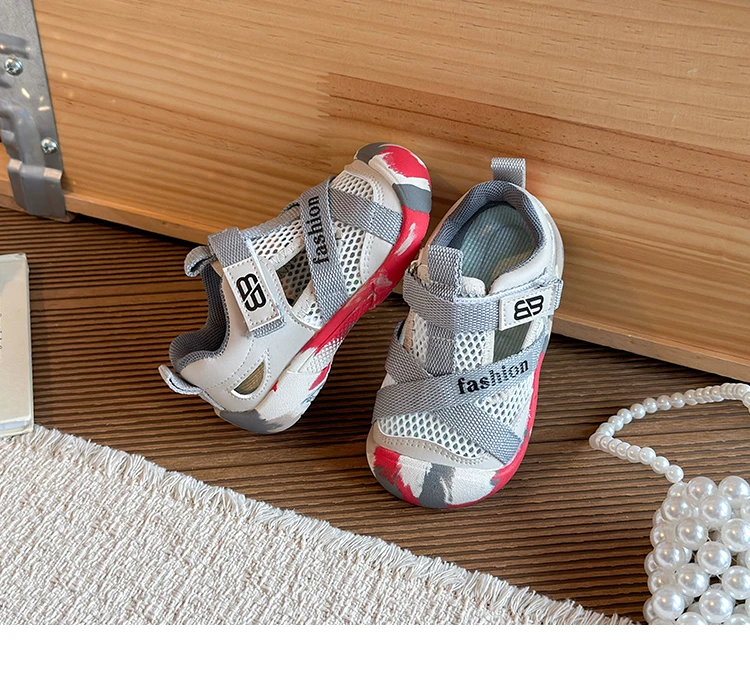Kinder-Tennisschuhe Bunte Vielseitige Kinder-Freizeitschuhe mit Zehenkappe Weiche Sohle 2026 Brandneue Jungen-Mädchen-Sportschuhe Rutschfest – Detail 10