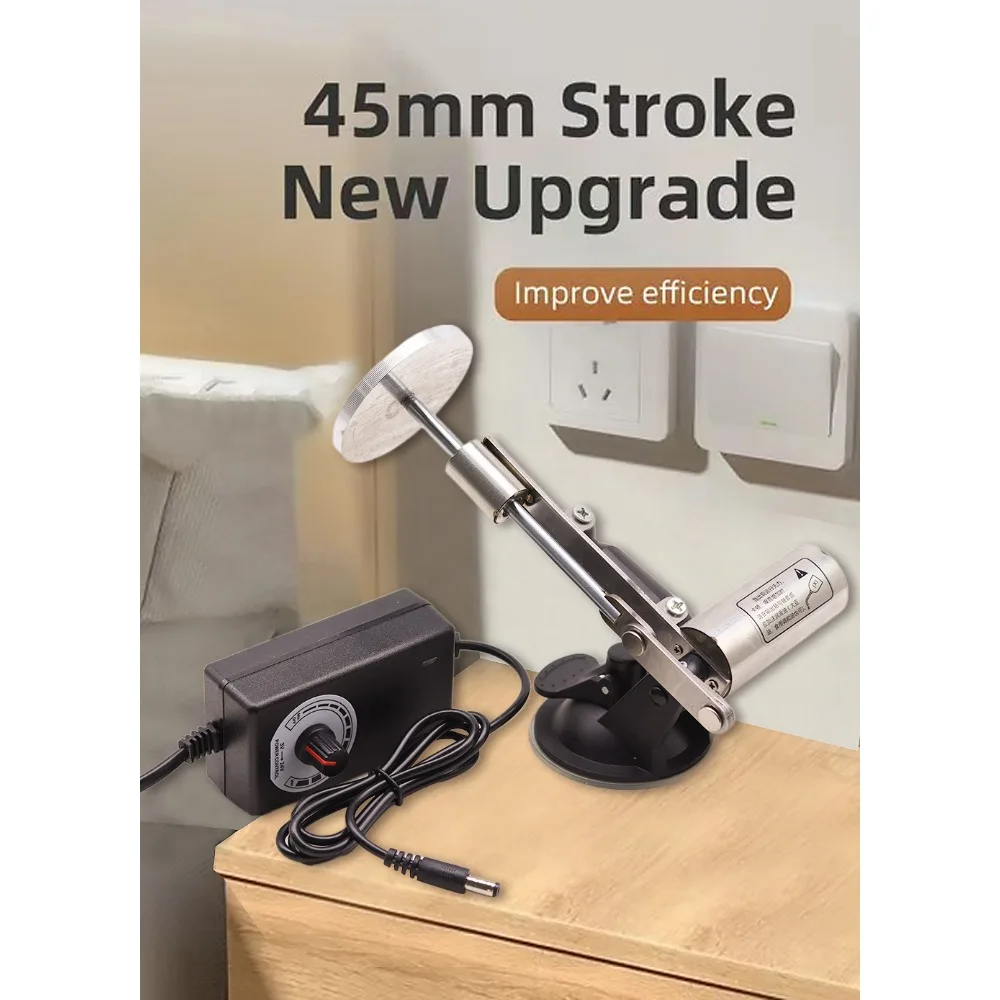 المحرك الخطي التلسكوبي مع 60Mmplate 39 مللي متر السكتة الدماغية دفع كبير تيار مستمر آلية الترددية المحرك متغير السرعة الاتحاد الأوروبي التوصيل