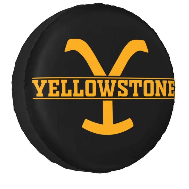 Yellowstone Spare Wheel Tire Cover Case Bag Pouch for Mitsubishi Pajero Dutton Ranch Waterproof Dust-Proof Vehicle Accessories