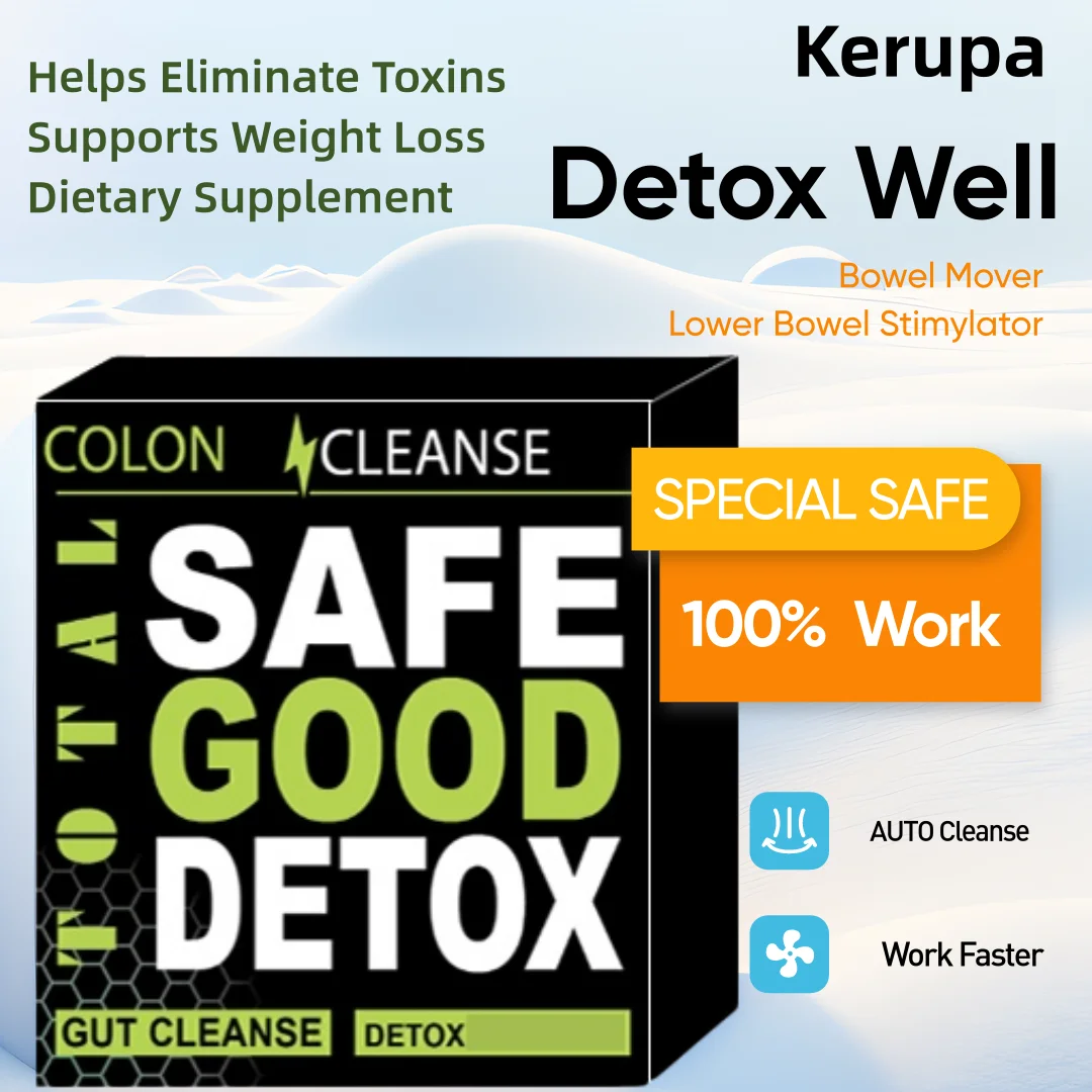 Kerupa Intestinal Health Aid Supports Bowel Regularity for Daily Wellness Reduces toxins Natural Detoxification