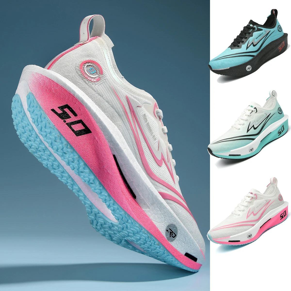 Zapatillas de Running para Maratón 2026 con Placa de Carbono, Soporte Estable y Amortiguación Ultraligera