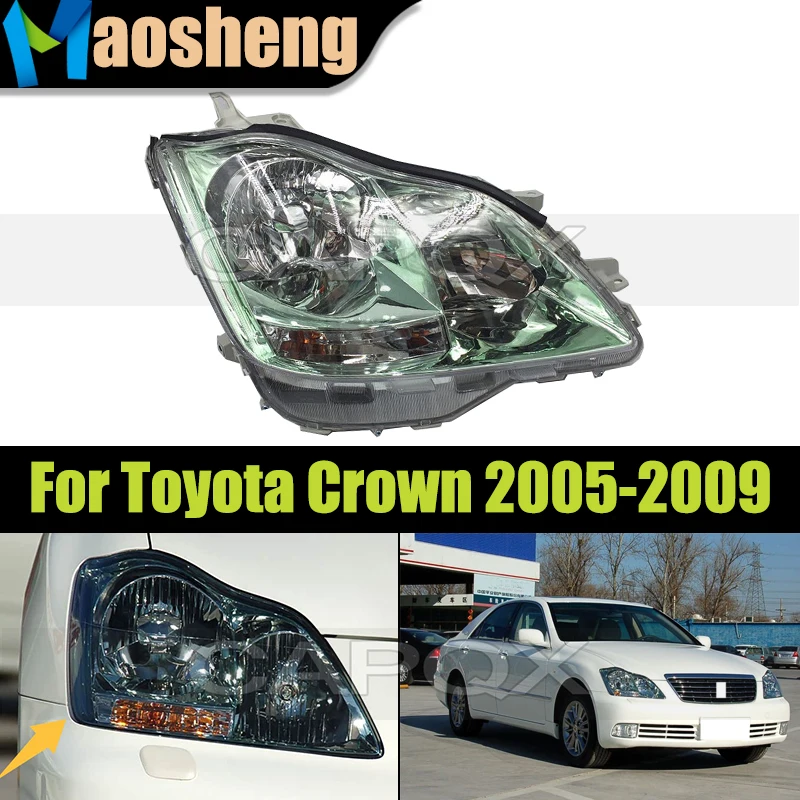 

Xenon Front Headlight Head LightFor Toyota Crown 2005 2006 2007 2008 2009 Headlamp Driver Light Replacement