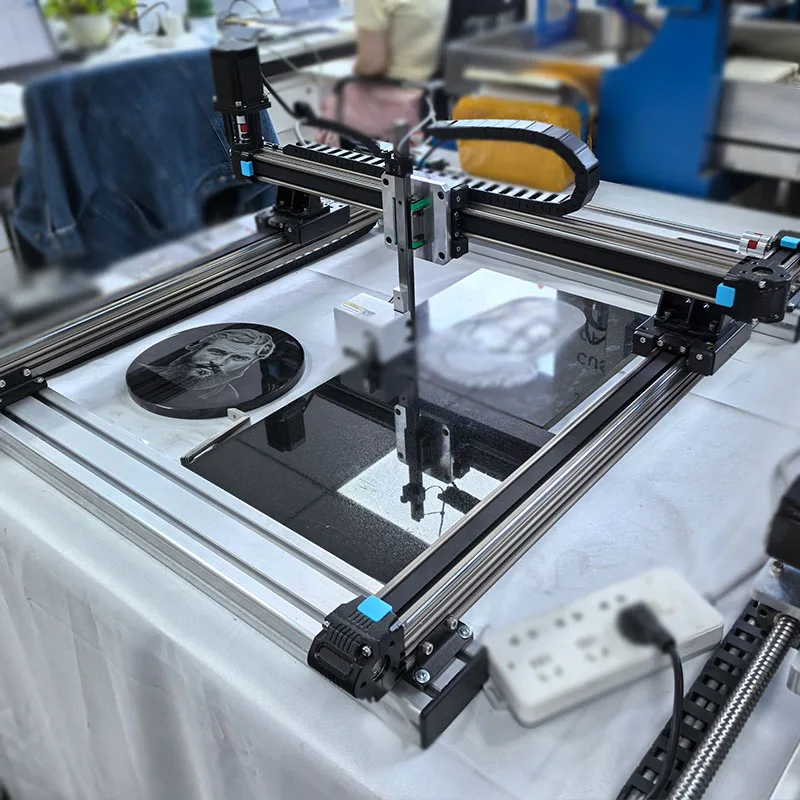 Macchine per incidere di pietra JCXstone Macchina per incidere di impatto di lapide lapide per marmo granito