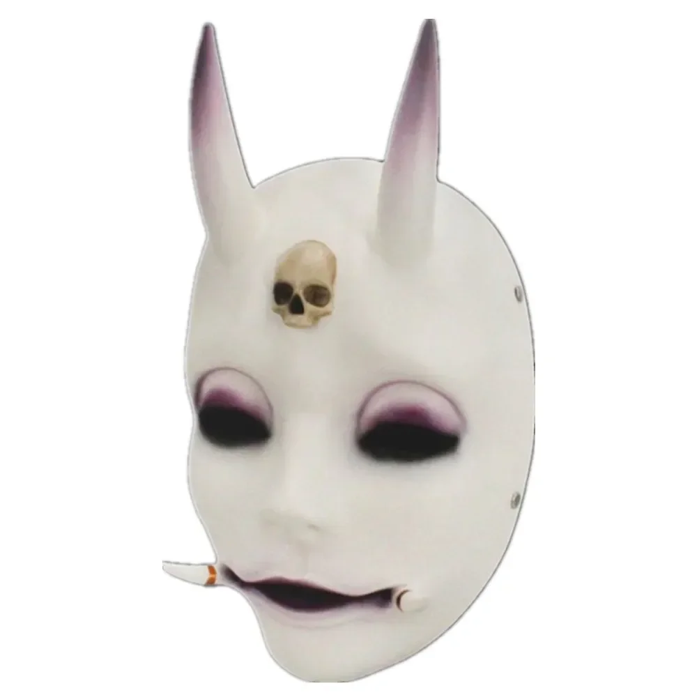 Japanese Prajna Resin Mask, Oni Devil Mask, Halloween Parties, Festivals Supplies, Cosplay, Collectible Party Mask