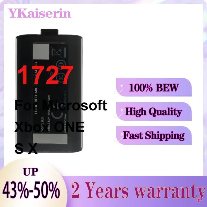 1727 For Microsoft Xbox One S X Digital Battery High Quality Hardwearing 1400mAh