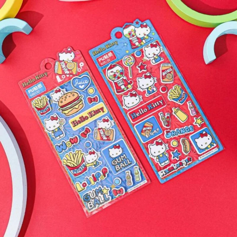 

16pcs/lot Kawaii Sanrio Kitty Stickers Cute Scrapbooking DIY Diary Decorative Sticker Album Stick Label