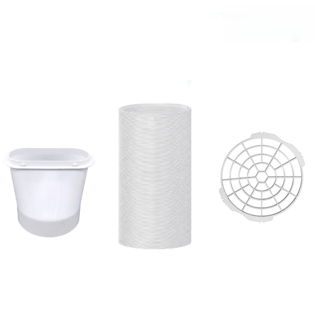 AC For Exhaust Connection Kit For 5.9 Inch Ducts 15cm ABS Connector 15cm Worm Screen And Flexible Polypropylene Hose Up To 2.5m