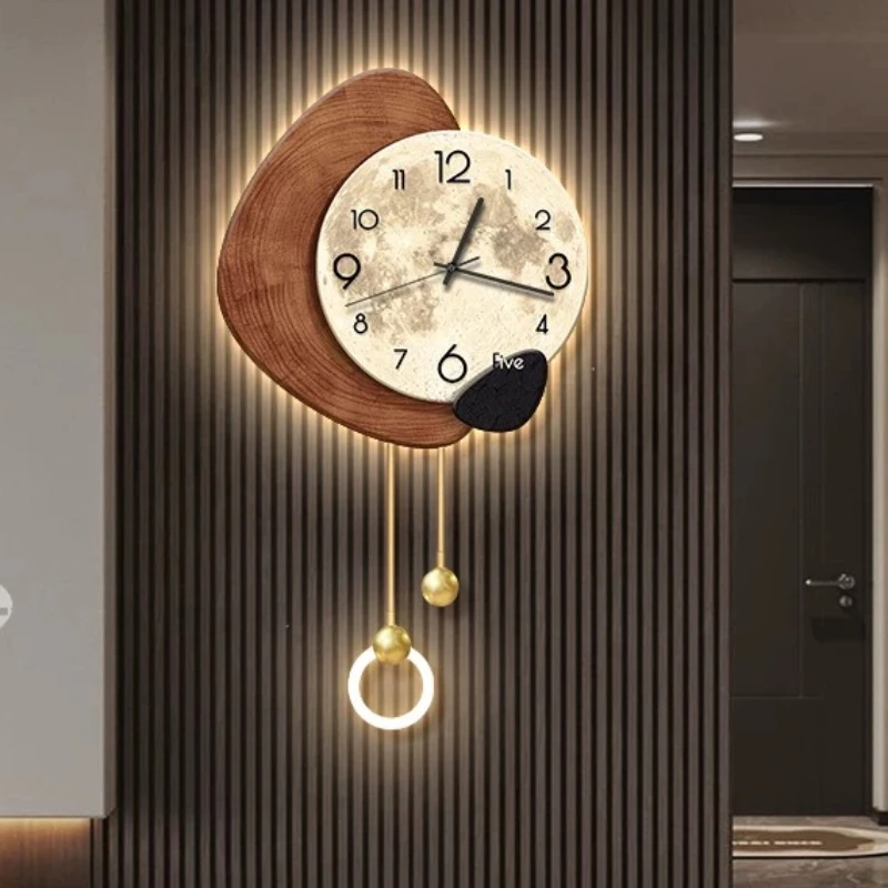 Fashion Nordic Wall Watch Living Room Luxury Aesthetic Modern Wall Watch Design Creative Reloj De Pared Ornaments Home Decor