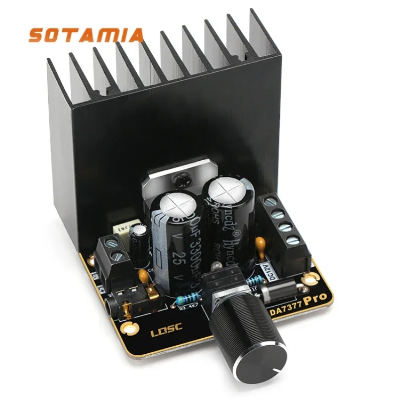 Усилитель мощности SOTAMIA TDA7377 класса AB Mini Amp 30Wx2 Hi-Fi стерео усилитель динамика усилитель домашней музыки аудио усилитель