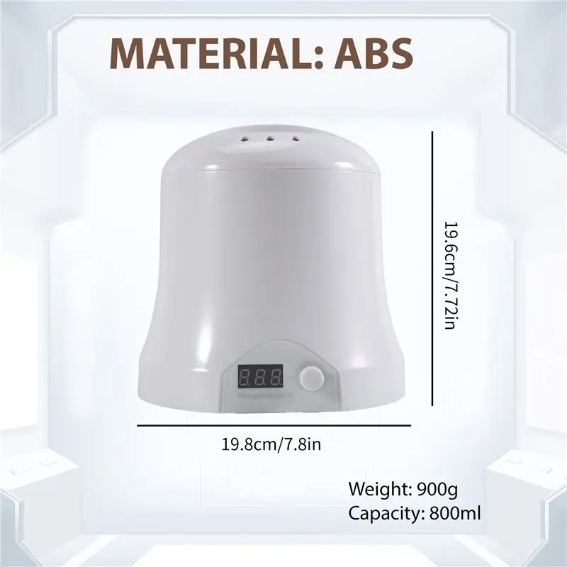 ABVI-Electric Wax Warmer Hair Removal Machine Hair Removal Spa Electric Depilatory Waxing Heat-Resistant Eco-Friendly