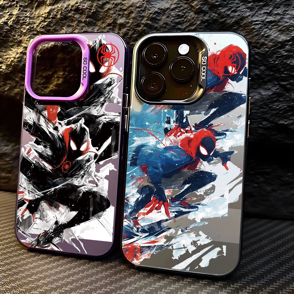 Cartoon Spiders man Case for VIVO Y15S Y16 Y17S Y21 Y22S Y27 Y50 Y91 Y93 V23 V25 V27 V29 S1 Pro 5G Matte Shockproof Back Cover