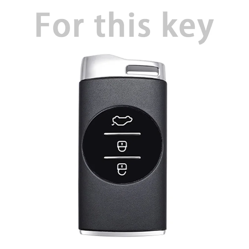 Soft TPU Car Key Cover Case Shell For Chery Tiggo 8 Arrizo 5 Pro Gx 5x eQ7 Chery Tiggo 7 Pro 2020 Accessories Styling Keychain