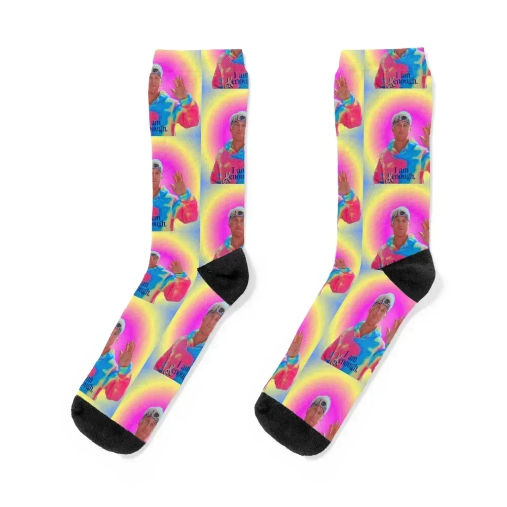 

I AM KENOUGH! Socks funny gifts gym Sports Rugby Men's Socks Luxury Women's