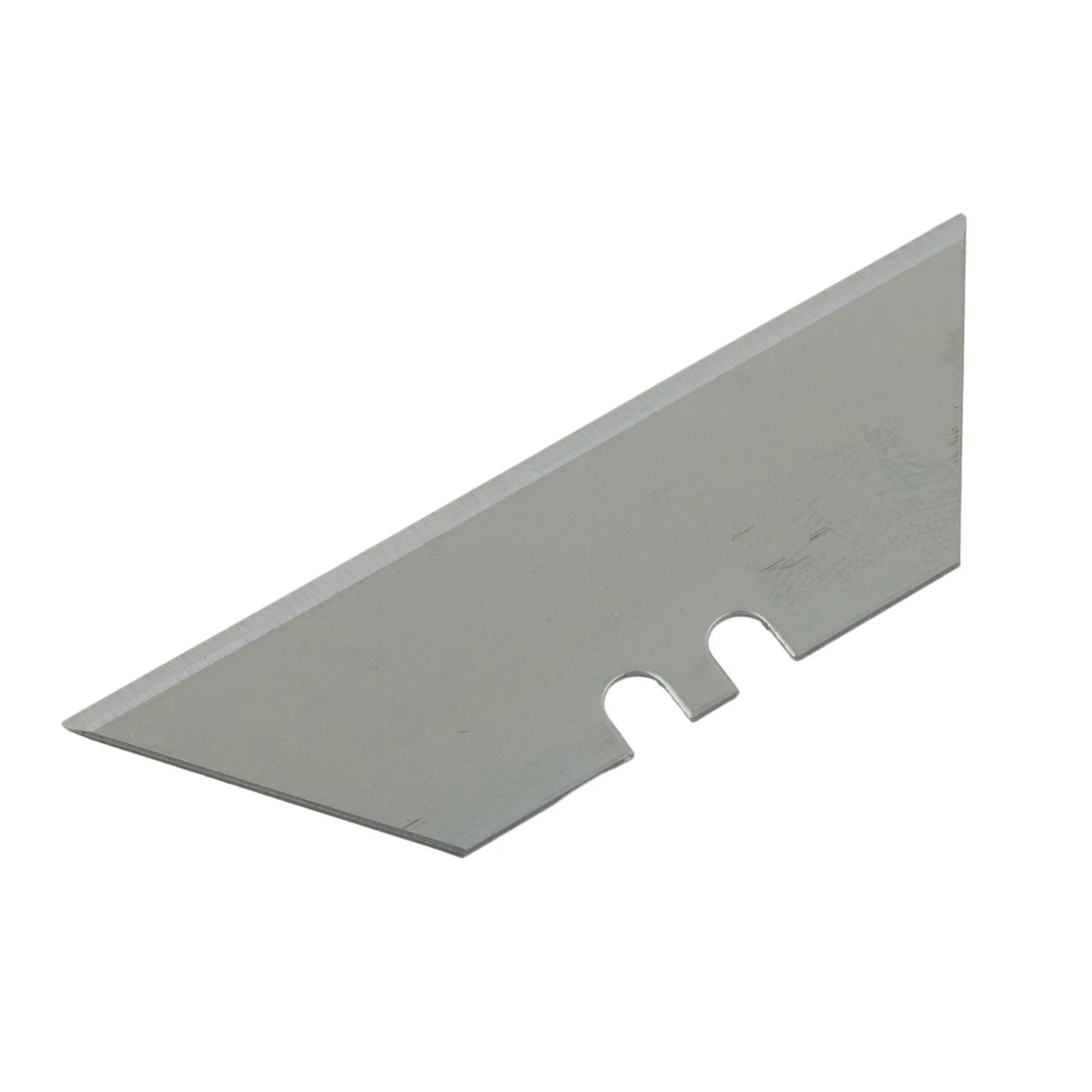 Blade Trapezoidal Blade Manual Cutting Paper Plywood Black Silver 0.6mm Thickness 2.36×0.7 Inch 60# Carbon Steel