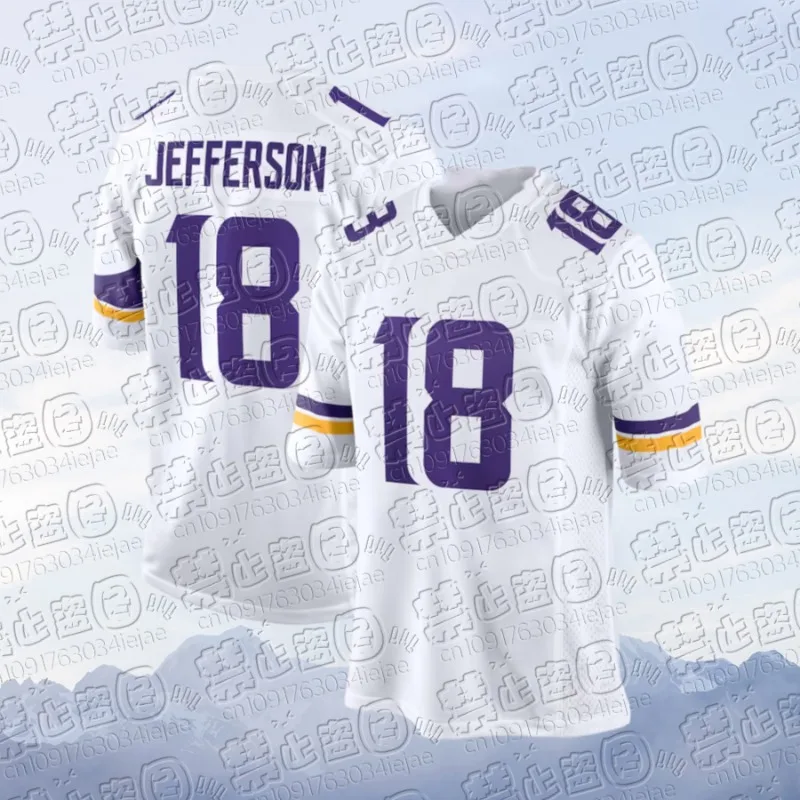 

MOTO 2025 Patrick Chiefs Jersey #18 Absorb Sweat Training Outdoors Exercise Uniform Football for Adult&Kid Jersey