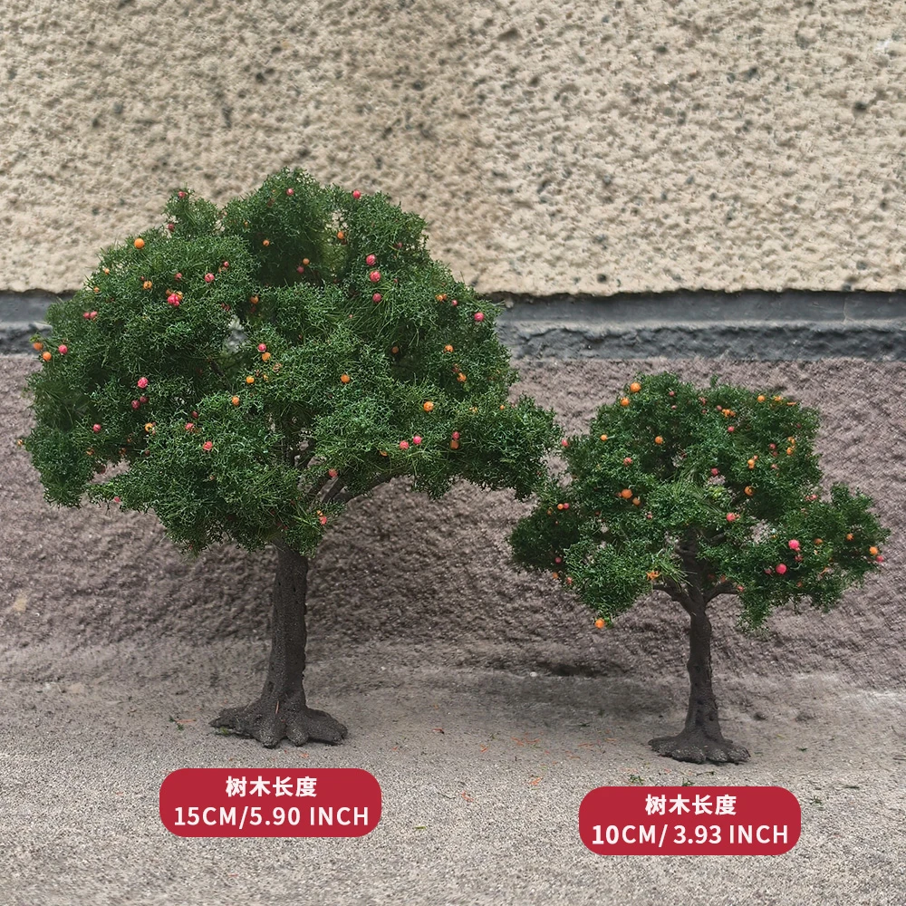 Alberi in filo artificiale 10 cm/15 cm Alberi realistici per modellismo fai da te/Layout del treno ferroviario/Accessori per interni/Decorazioni da giardino 1 pz