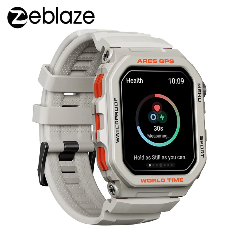 Zeblaze Ares GPS Smartwatch Men Bluetooth Calling Built-in GPS Route Import 3ATM Waterproof 60+ Sports Modes Fitness Smart Watch