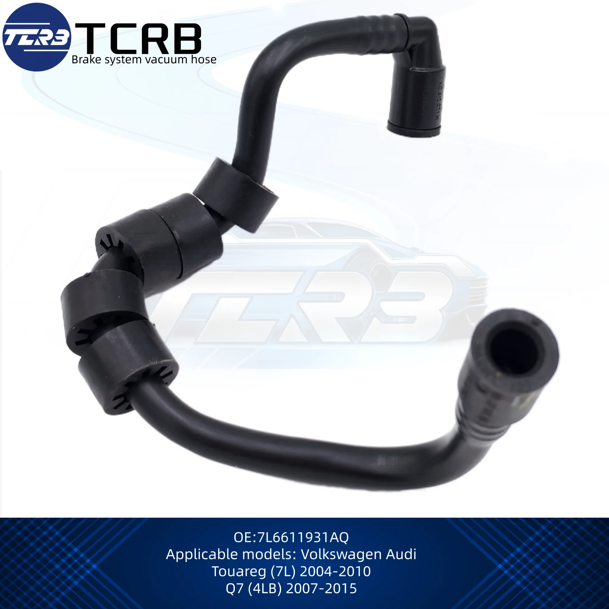 

TCRB Brake System Vacuum Hose 7L6611931AQ New For (7L)2004-2010 Q7(4LB)2007-2015