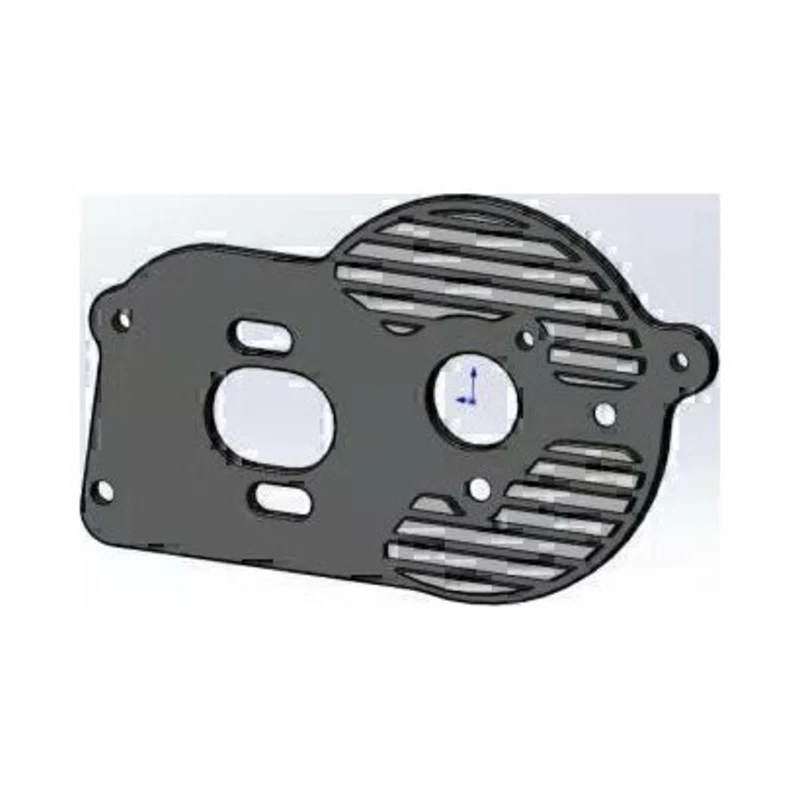 HR Alum. Motor Mount Plate for Losi Mini-T 2.0/Mini-B 2.0, Wider Gear Ratio, Better Mesh, Heat Sink, Replace LOS212017/021