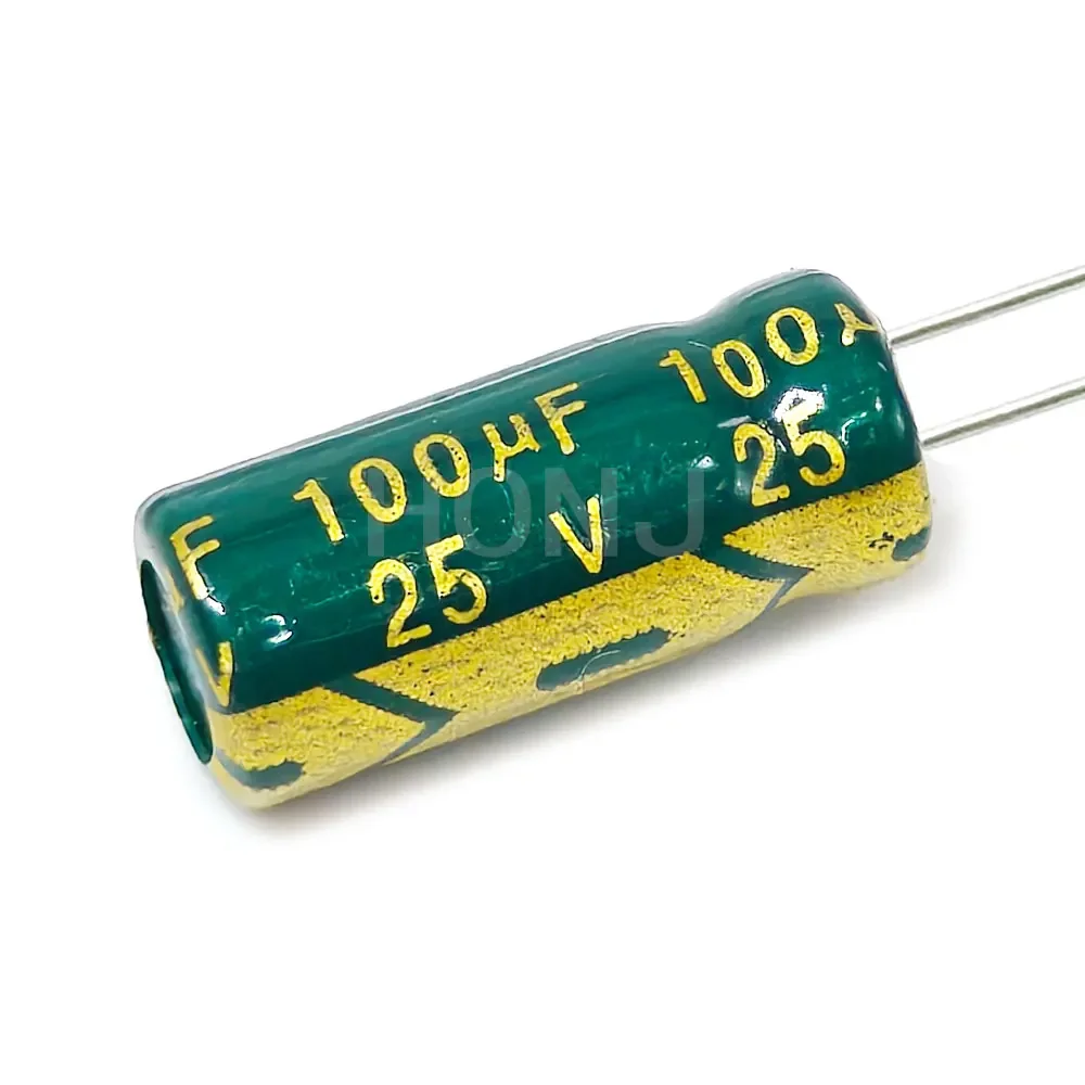 20PCS 25V100uf 5x11mm Aluminum Electrolytic Capacitor 100uf25v 25v 100uf 25wv 100mf 25vdc 100MFD 25v100mf 100mf25v ±20%
