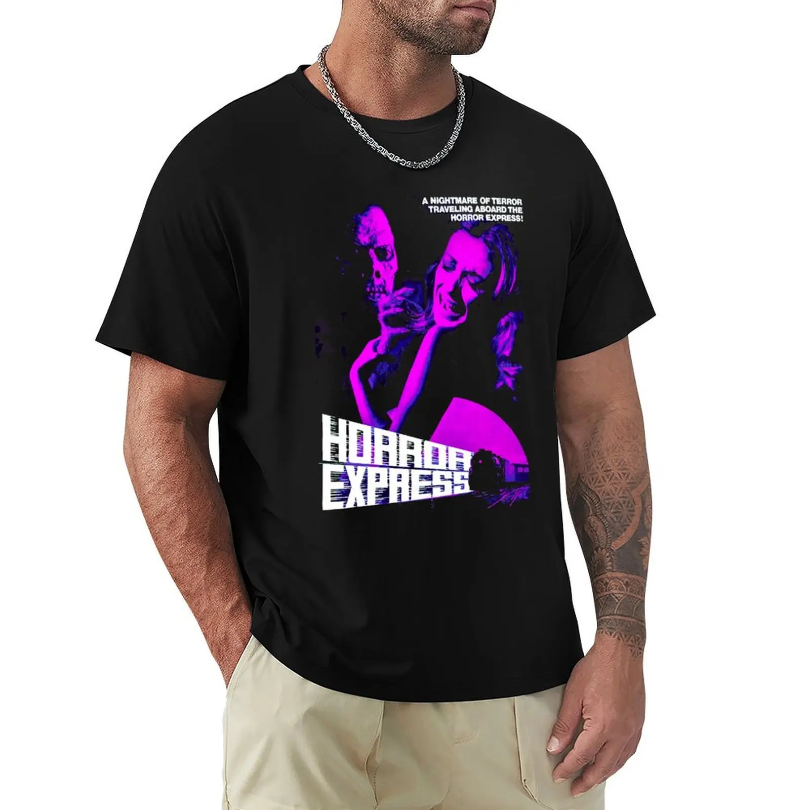 

Horror Express Classic T-Shirt cheap stuff oversized graphic tee anime animal prinfor boys tee shirts for men