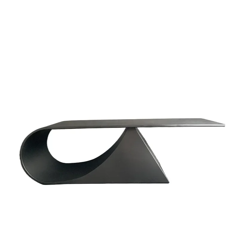 

Light luxury stainless steel creative coffee table Modern creative fashion living room Hotel sales department Model room