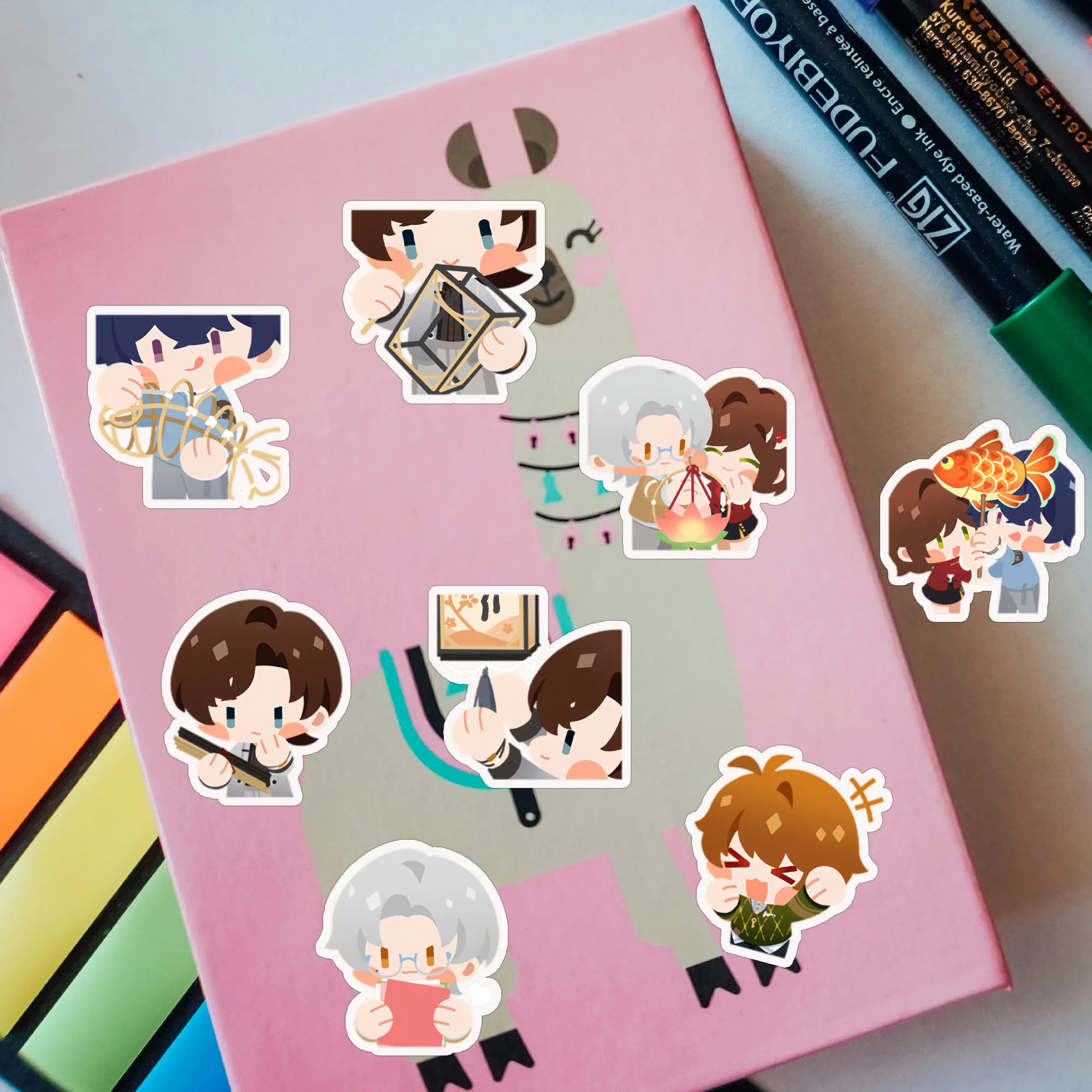 Tears of Themis Cartoon character stickers game character stickers for decorating water bottles, stationery,computer phone cases