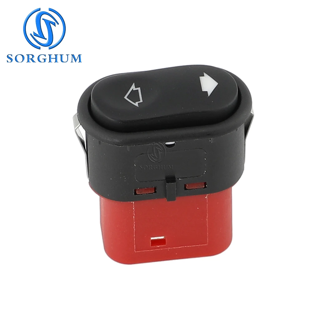 SORGHUM Electric Window Switch Single Button Control 95BG14529AB For Ford Escort MK6 Mondeo MK1 MK2 Scorpio Transit 6 Pins