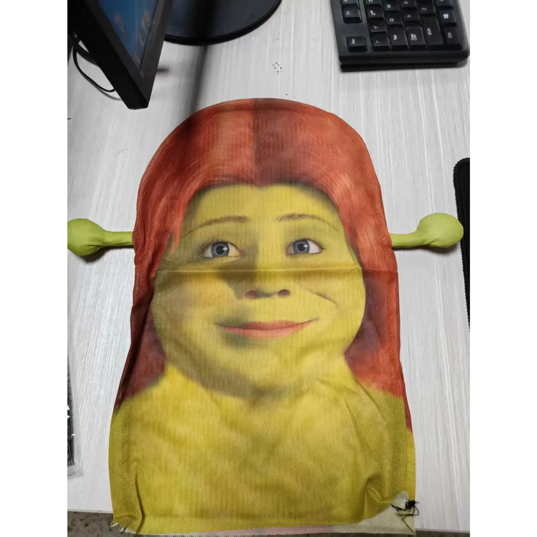 Shrek Fiona 3D Full Face Mask – Breathable Funny Monster Mask, Halloween Cosplay Prank Party Essential image 4