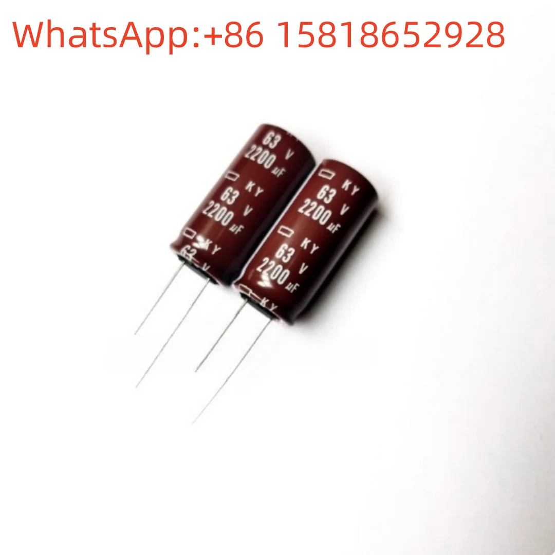 10pcs 63V2200UF 18X40 Black King KY High Frequency Long Life Original Electrolytic Capacitor 2200UF 63V