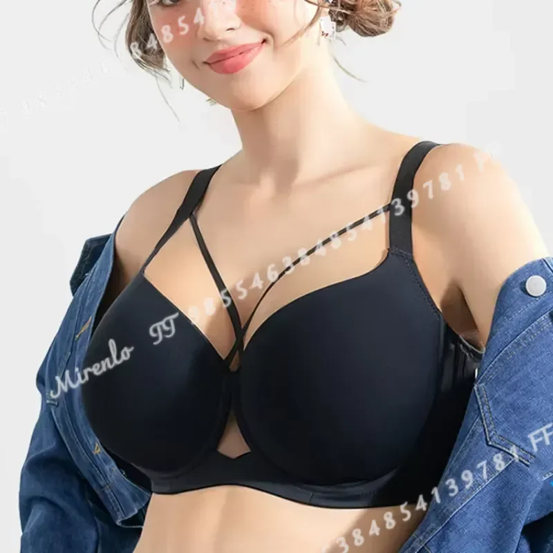 Large Size Seamless Women Lingerie Thin Sexy Bra Comfortable Push Up Anti Sagging Sports Breast Collection Bras