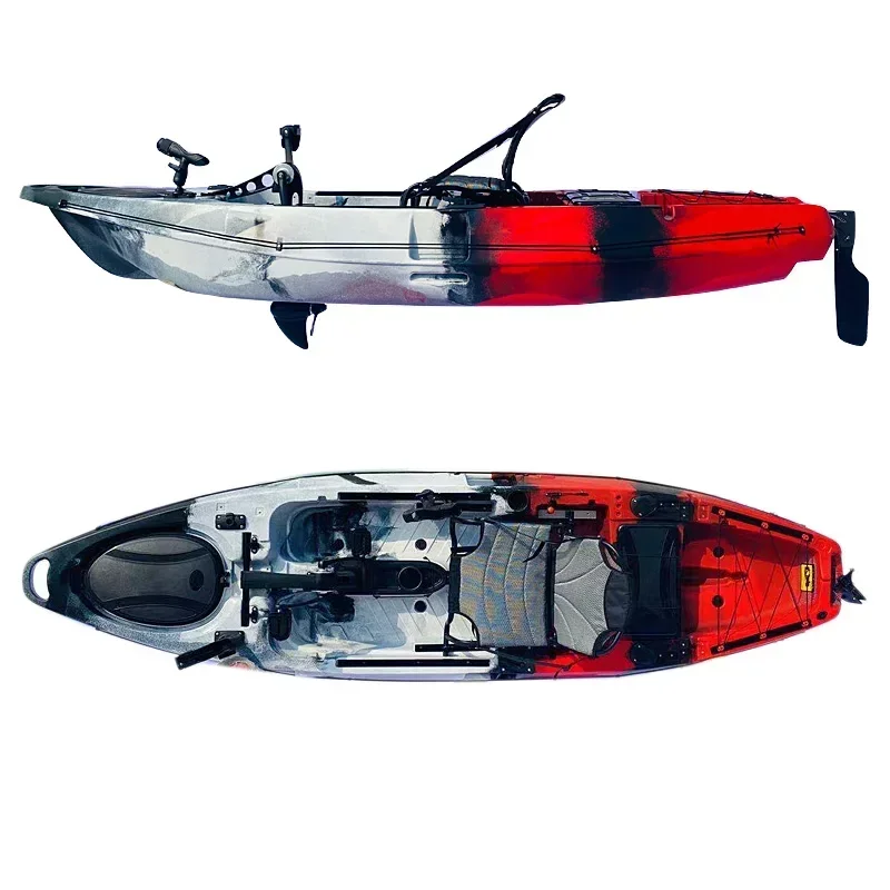 Quality Assurance Popular Single Seat Cheap Kayaks Sit On Top Pedal Fishing Canoe/Kayak for sale