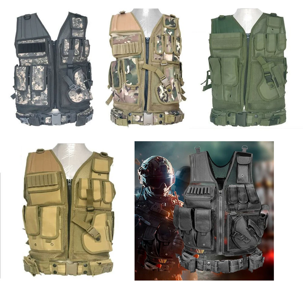 Ghost Call Of Duty Costume MWII 2022 COD Cosplay Outdoor Camouflage Hunting Ghost Vest con Zombie Mask Outfit for Men