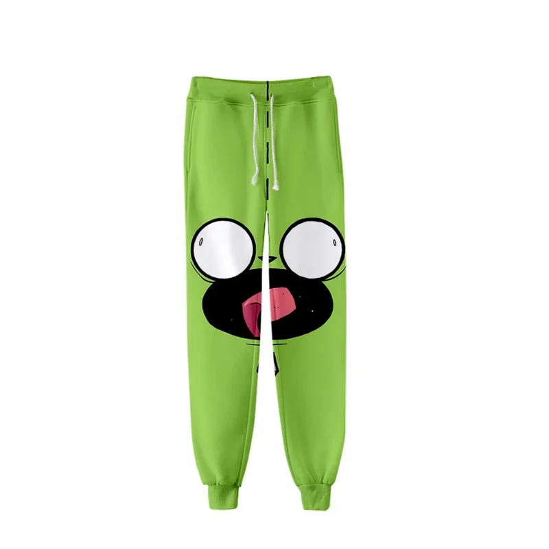 Anime Invader Zim sweat pants 3D joggers pants trousers men/women high street hip hop sweatpants pantalon homme cosplay costume