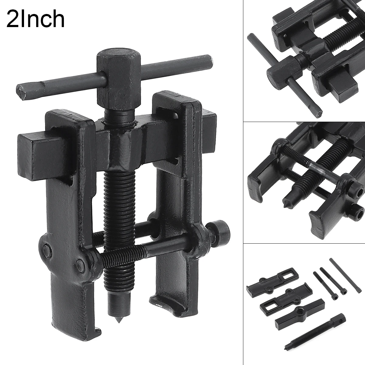 Estrattore per cuscinetti a due artigli da 2 pollici Pull rafforza l\'estrattore per cuscinetti interno-esterno estrattore per smontaggio Auto