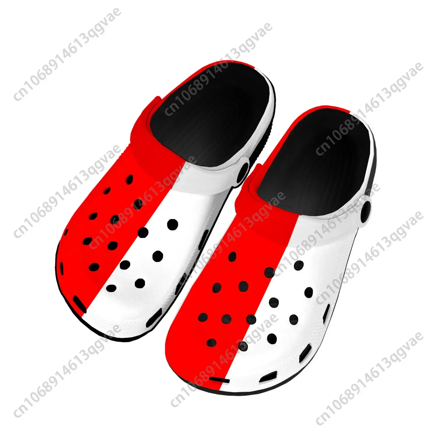 

Indonesian Flag Home Clogs Custom Water Shoes Mens Womens Teenager Indonesia Shoe Garden Clog Breathable Beach Hole Slippers