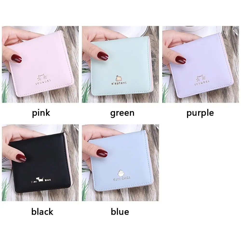 Fashion Two-fold Student Short Wallets Purse Small Wallet Money Bag