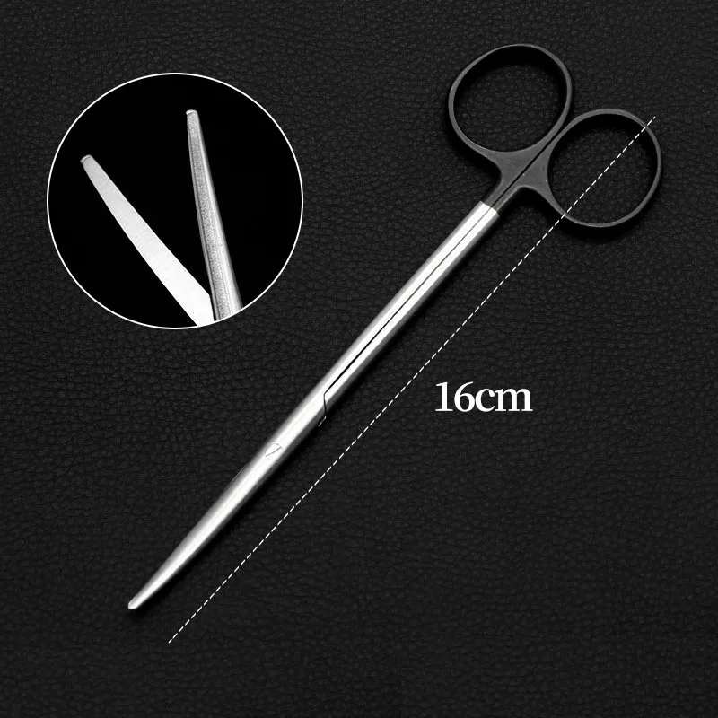 Blunt Tip Scissors straight curved round tip scissors nasal tools peeling scissors nasal lift surgical scissors